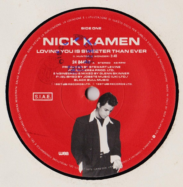 Nick Kamen - Loving You Is Sweeter Than Ever | WEA (24 8447-7) - 3