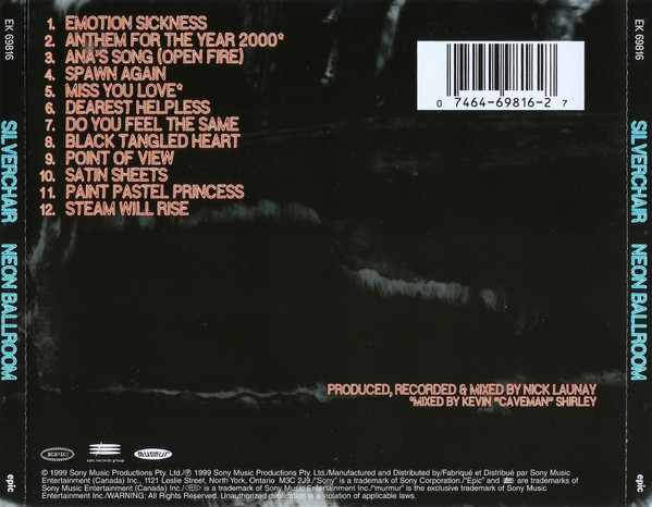 Silverchair - Neon Ballroom [CD] | Murmur (EK 69816) - 2