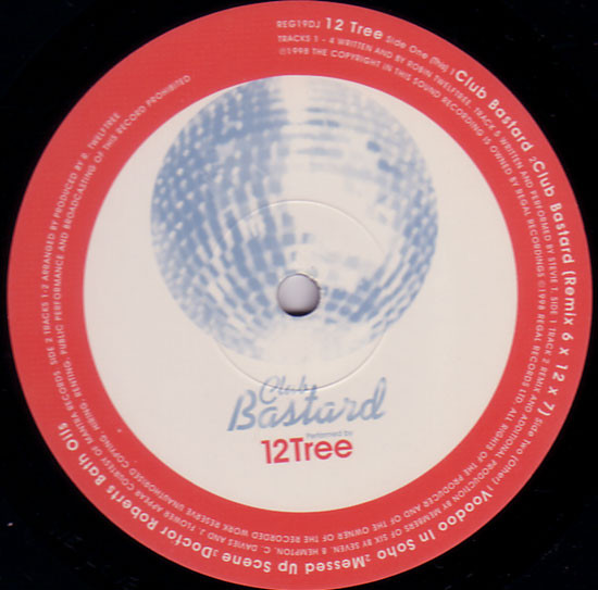12 Tree - Club Bastard | Regal (REG  19 DJ) - 3 12 Tree - Club Bastard | Regal (REG  19 DJ) - 3