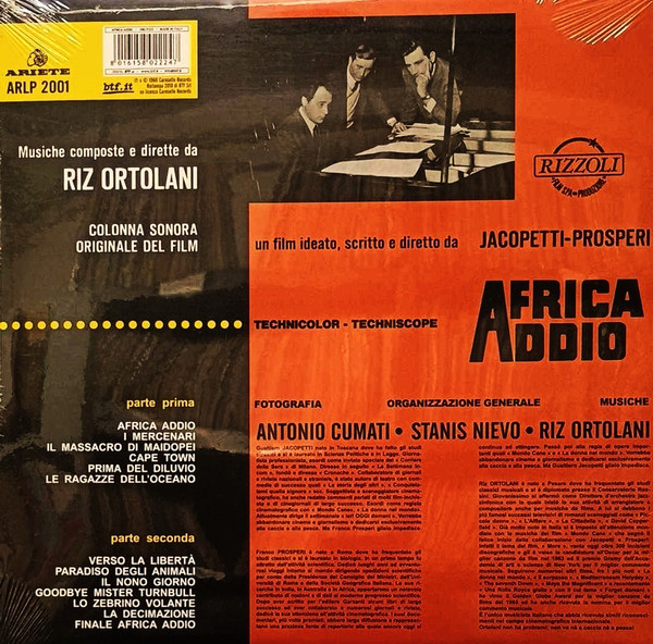 Riz Ortolani - Africa Addio | btf.it (VMLP222) - 2 Riz Ortolani - Africa Addio | btf.it (VMLP222) - 2