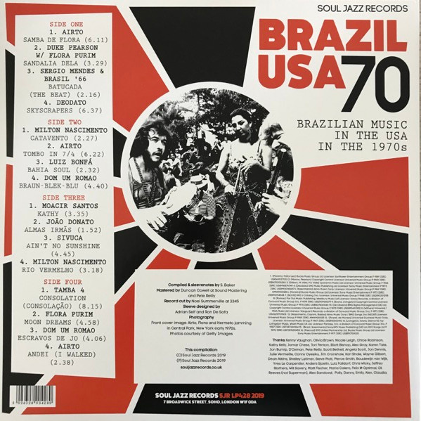 Various - Brazil USA 70 (Brazilian Music In The USA In The 1970s) | Soul Jazz Records (SJR LP428) - 3 Various - Brazil USA 70 (Brazilian Music In The USA In The 1970s) | Soul Jazz Records (SJR LP428) - 3