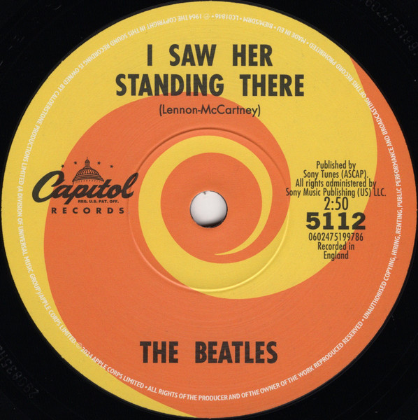 The Beatles - I Want To Hold Your Hand / I Saw Her Standing There | Capitol Records (0602475199786) - 4 The Beatles - I Want To Hold Your Hand / I Saw Her Standing There | Capitol Records (0602475199786) - 4