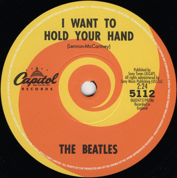 The Beatles - I Want To Hold Your Hand / I Saw Her Standing There | Capitol Records (0602475199786) - 3 The Beatles - I Want To Hold Your Hand / I Saw Her Standing There | Capitol Records (0602475199786) - 3