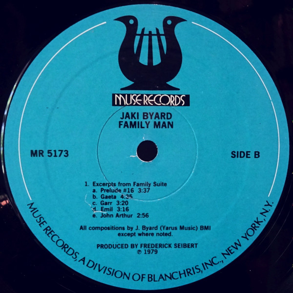Jaki Byard - Family Man | Muse Records (MR 5173) - 4 Jaki Byard - Family Man | Muse Records (MR 5173) - 4