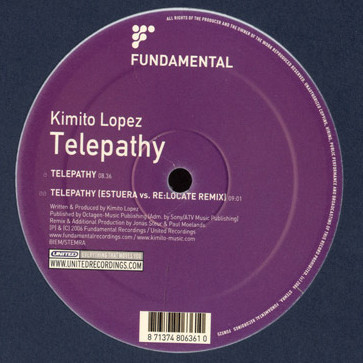 Kimito Lopez - Telepathy | Fundamental Recordings (FUN525) - main Kimito Lopez - Telepathy | Fundamental Recordings (FUN525) - main