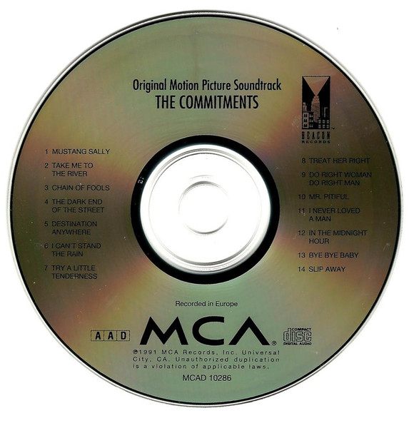The Commitments - The Commitments (Original Motion Picture Soundtrack) | MCA Records (MCAD-10286) - 3 The Commitments - The Commitments (Original Motion Picture Soundtrack) | MCA Records (MCAD-10286) - 3