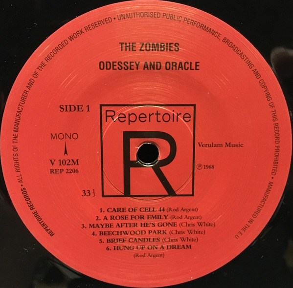 The Zombies - Odessey And Oracle | Repertoire Records (V 102M) - 3 The Zombies - Odessey And Oracle | Repertoire Records (V 102M) - 3