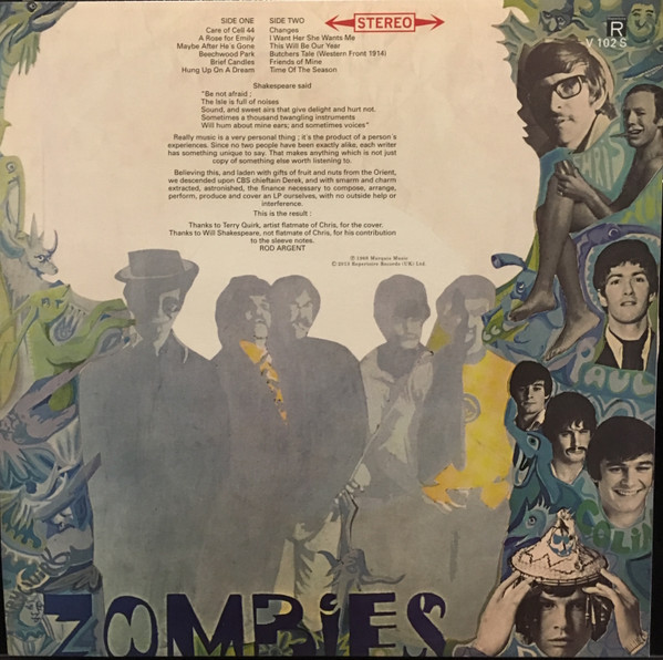 The Zombies - Odessey And Oracle | Repertoire Records (V 102M) - 2 The Zombies - Odessey And Oracle | Repertoire Records (V 102M) - 2