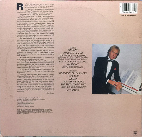 Richard Clayderman - Amour | Columbia (FC 39603) - 2 Richard Clayderman - Amour | Columbia (FC 39603) - 2