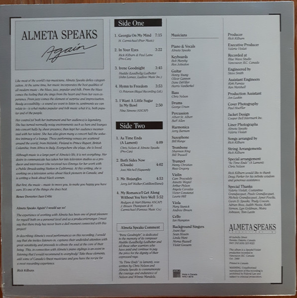 Almeta Speaks - Almeta Speaks Again | World Records (WRC1-6019) - 2 Almeta Speaks - Almeta Speaks Again | World Records (WRC1-6019) - 2