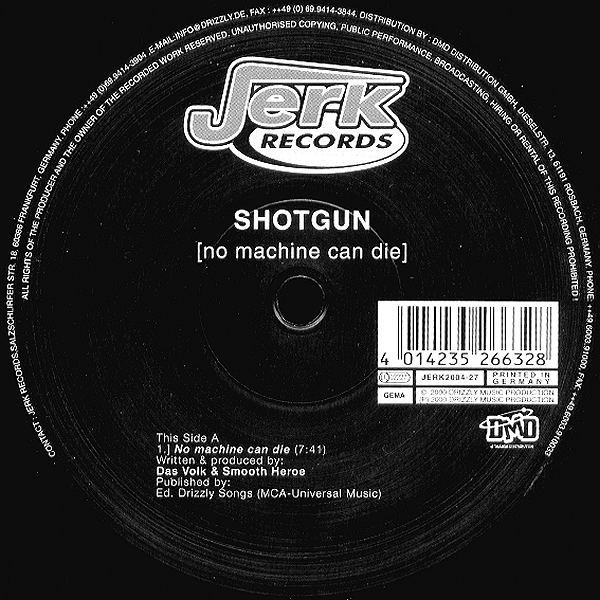 Shotgun - No Machine Can Die | Jerk Records (JERK2004-27) - main Shotgun - No Machine Can Die | Jerk Records (JERK2004-27) - main