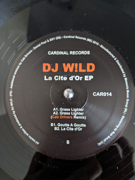 DJ Wild - La Cite d'Or EP | Cardinal (CAR014)