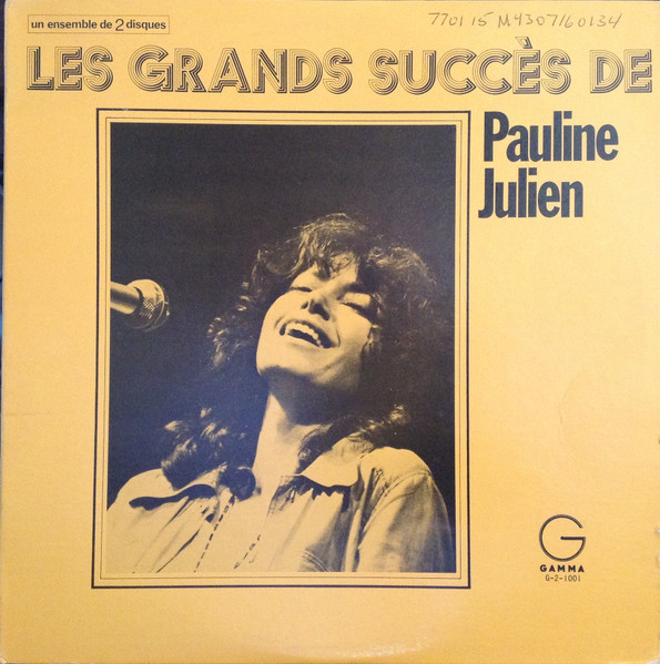 Pauline Julien - Les Grands Succès De Pauline Julien | Gamma (G-2-1001) - main