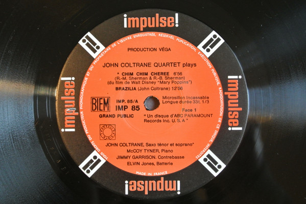 The John Coltrane Quartet - The John Coltrane Quartet Plays | Impulse! (IMP 85 GP) - 3 The John Coltrane Quartet - The John Coltrane Quartet Plays | Impulse! (IMP 85 GP) - 3