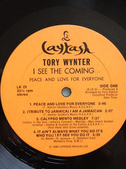 Tory Wynter - I See The Coming ... | Laykash Records (LK 01) - 2 Tory Wynter - I See The Coming ... | Laykash Records (LK 01) - 2