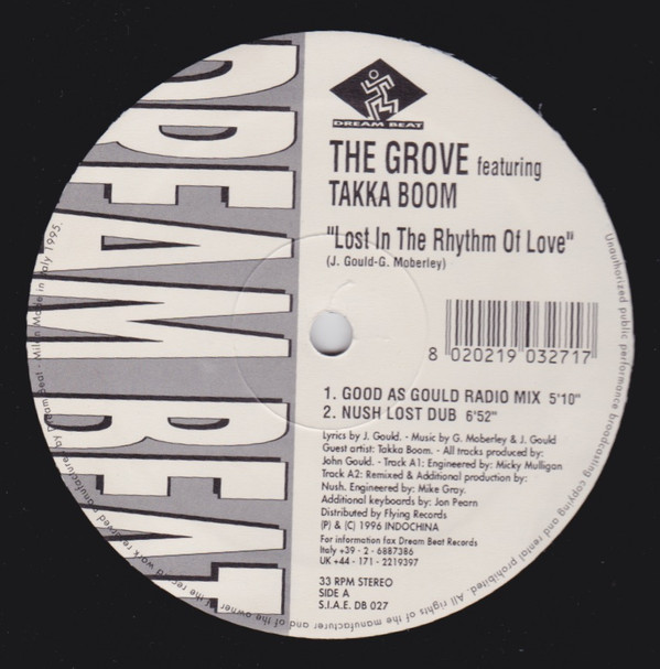 The Grove Featuring Taka Boom - Lost In The Rhythm Of Love | Dream Beat (DB 027) - main