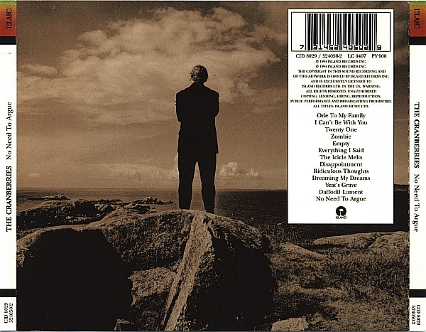 The Cranberries - No Need To Argue | Island Records (CID 8029) - 2 The Cranberries - No Need To Argue | Island Records (CID 8029) - 2