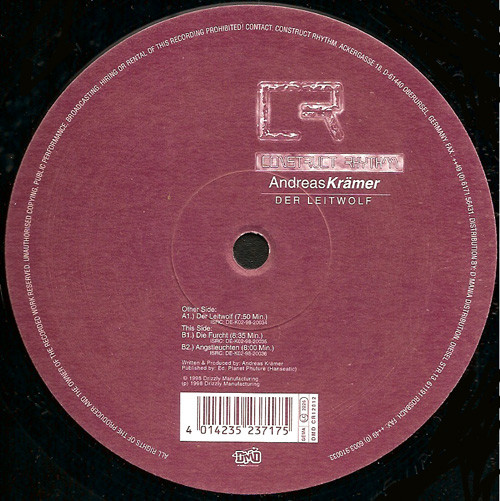 Andreas Krämer - Der Leitwolf | Construct Rhythm (CR12012) - 2