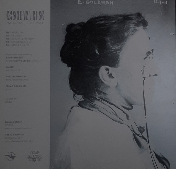 ?aloS , Xabier Iriondo - Coscienza Di Sé | Cheap Satanism Records (CHEAP666/057) - 2 ?aloS , Xabier Iriondo - Coscienza Di Sé | Cheap Satanism Records (CHEAP666/057) - 2