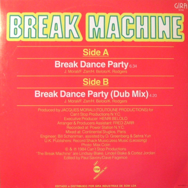 Break Machine - Break Dance Party | Gira (M/68)