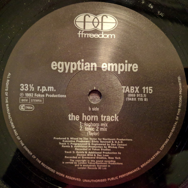 Egyptian Empire - The Horn Track | Ffrreedom (TABX 115) - 4 Egyptian Empire - The Horn Track | Ffrreedom (TABX 115) - 4