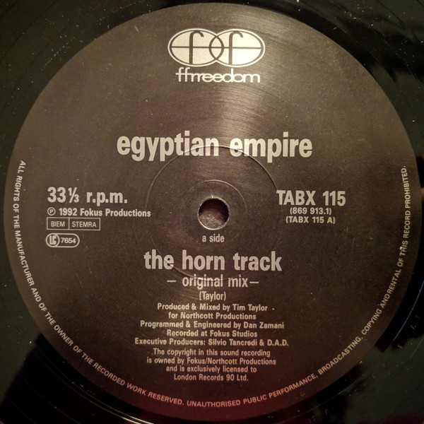Egyptian Empire - The Horn Track | Ffrreedom (TABX 115) - 3 Egyptian Empire - The Horn Track | Ffrreedom (TABX 115) - 3