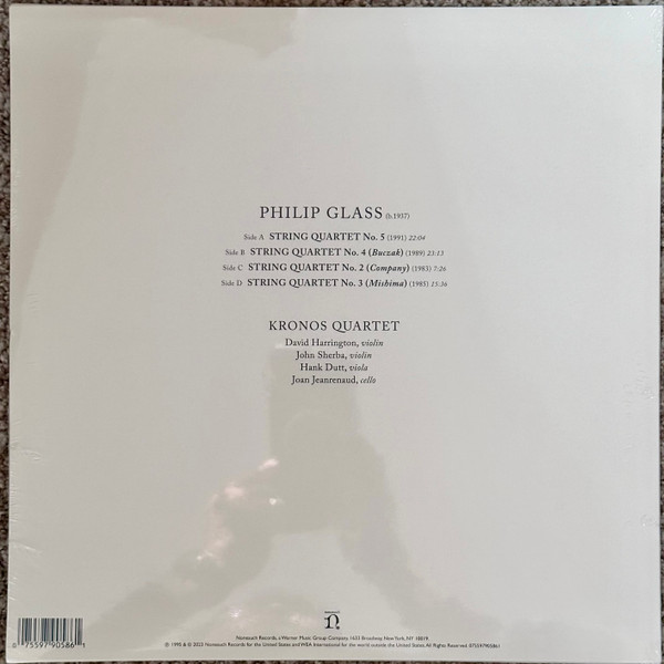 Kronos Quartet - Kronos Quartet Performs Philip Glass | Nonesuch (075597905861) - 2