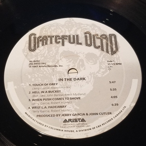 The Grateful Dead - In The Dark | Arista (AL-8452) - 4