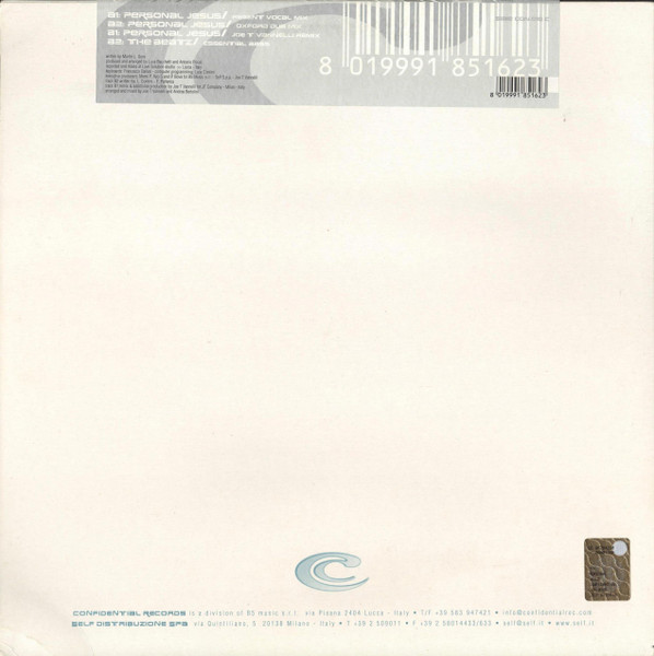 Bond Street - Personal Jesus | Confidential Records (CON 010 C) - 2 Bond Street - Personal Jesus | Confidential Records (CON 010 C) - 2