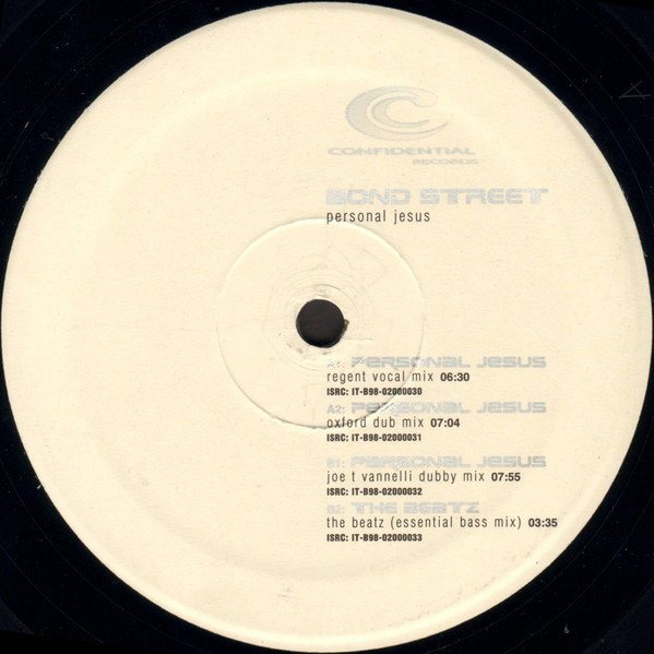 Bond Street - Personal Jesus | Confidential Records (CON 010 C) - 3 Bond Street - Personal Jesus | Confidential Records (CON 010 C) - 3