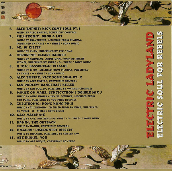 Various - Electric Ladyland (Electric Soul For Rebels) | Mille Plateaux (MP 019 CD) - 3
