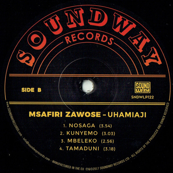 Msafiri Zawose - Uhamiaji | Soundway (SNDWLP122) - 4 Msafiri Zawose - Uhamiaji | Soundway (SNDWLP122) - 4
