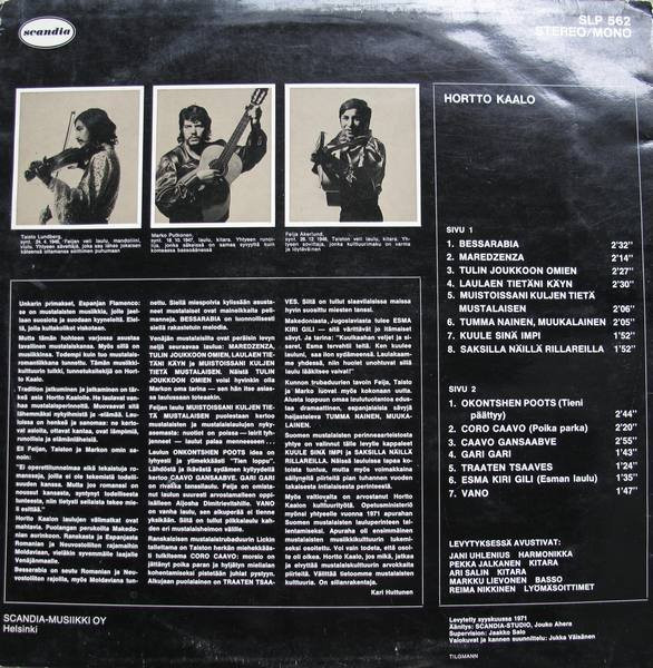 Hortto Kaalo - Hortto Kaalo | Scandia (SLP 562) - 2 Hortto Kaalo - Hortto Kaalo | Scandia (SLP 562) - 2