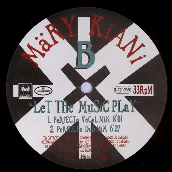 Mary Kiani - Let The Music Play | 1st Avenue Records (MeRX 456) - 4 Mary Kiani - Let The Music Play | 1st Avenue Records (MeRX 456) - 4