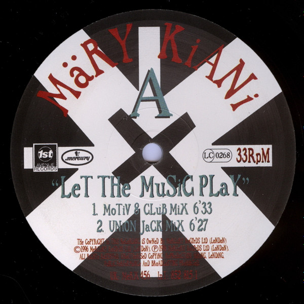 Mary Kiani - Let The Music Play | 1st Avenue Records (MeRX 456) - 3 Mary Kiani - Let The Music Play | 1st Avenue Records (MeRX 456) - 3