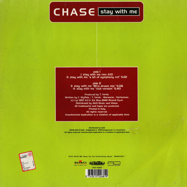 Chase - Stay With Me | ACV (74321 522681) - 2