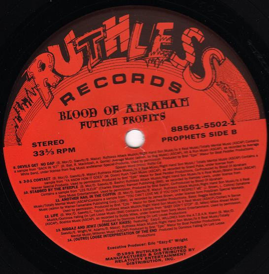 Blood Of Abraham - Future Profits | Ruthless Records (88561-5502-1) - 4 Blood Of Abraham - Future Profits | Ruthless Records (88561-5502-1) - 4