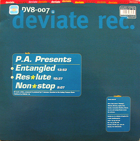 P.A. Presents - Entangled | Deviate (DV8-007) - 2 P.A. Presents - Entangled | Deviate (DV8-007) - 2