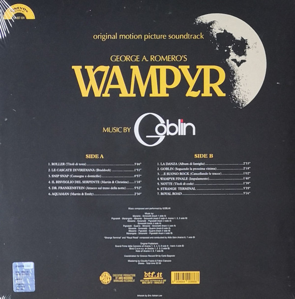 Goblin - Wampyr (Original Motion Picture Soundtrack) | Cinevox Record (LP OST 024) - 3 Goblin - Wampyr (Original Motion Picture Soundtrack) | Cinevox Record (LP OST 024) - 3