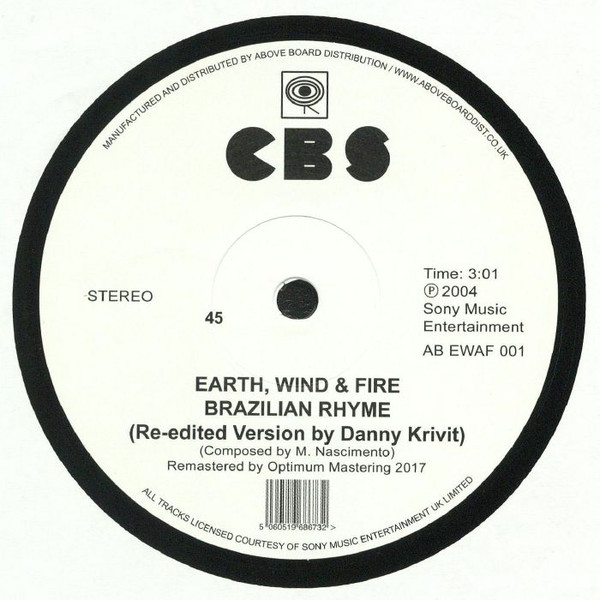 Earth, Wind & Fire - Brazilian Rhyme / Runnin' | CBS (AB EWAF 001)