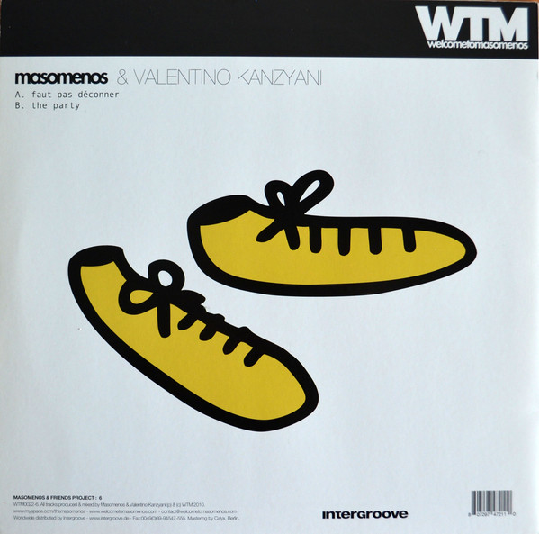 Masomenos & Valentino Kanzyani - Masomenos & Friends Project: 6 | Welcome To Masomenos (WTM022-6) - 2