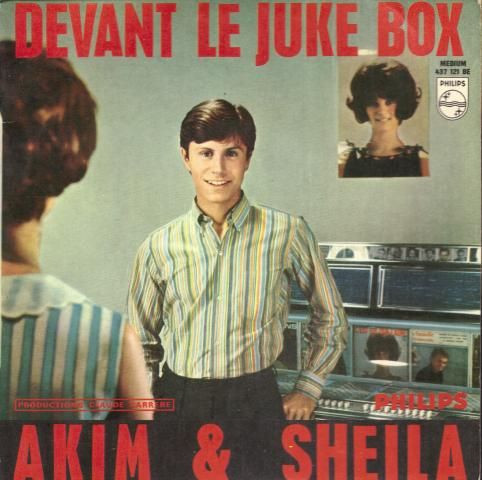 Akim & Sheila - Devant Le Juke Box | Philips (437 121 BE) - main