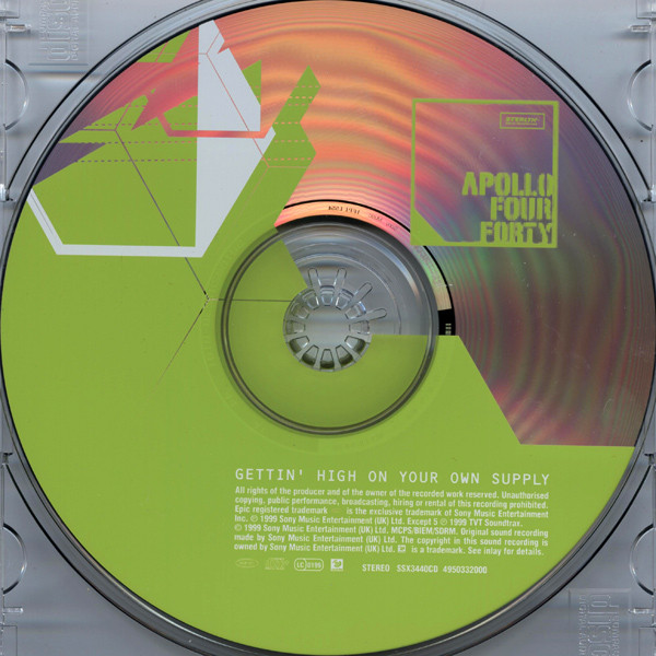 Apollo 440 - Gettin' High On Your Own Supply | Stealth Sonic Recordings (SSX3440CD) - 4