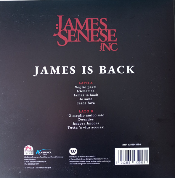 James Senese , James' Napoli Centrale - James Is Back | River Nile Records (RNR128554328-1) - 2 James Senese , James' Napoli Centrale - James Is Back | River Nile Records (RNR128554328-1) - 2