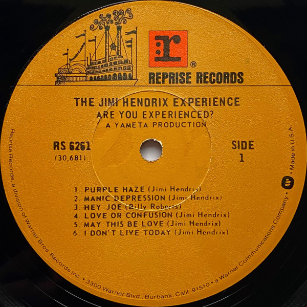 The Jimi Hendrix Experience - Are You Experienced? | Reprise Records (RS-6261) - 3 The Jimi Hendrix Experience - Are You Experienced? | Reprise Records (RS-6261) - 3