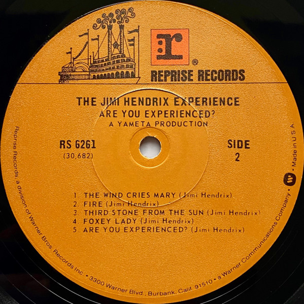 The Jimi Hendrix Experience - Are You Experienced? | Reprise Records (RS-6261) - 4 The Jimi Hendrix Experience - Are You Experienced? | Reprise Records (RS-6261) - 4