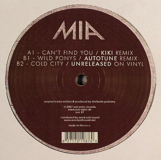 M.I.A. - Bittersüss Remixes Vol.2 | Sub Static (sus_67) - main