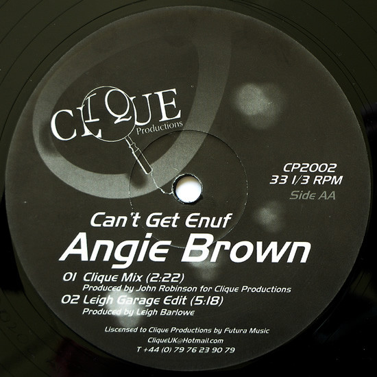 Angie Brown - Can't Get Enuf | Clique Productions (CP 2002) - 4