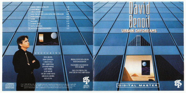 David Benoit - Urban Daydreams | GRP (GRD-9587) - 2
