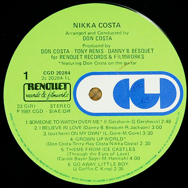 Nikka Costa - Nikka Costa | CGD (CGD 20284) - 3